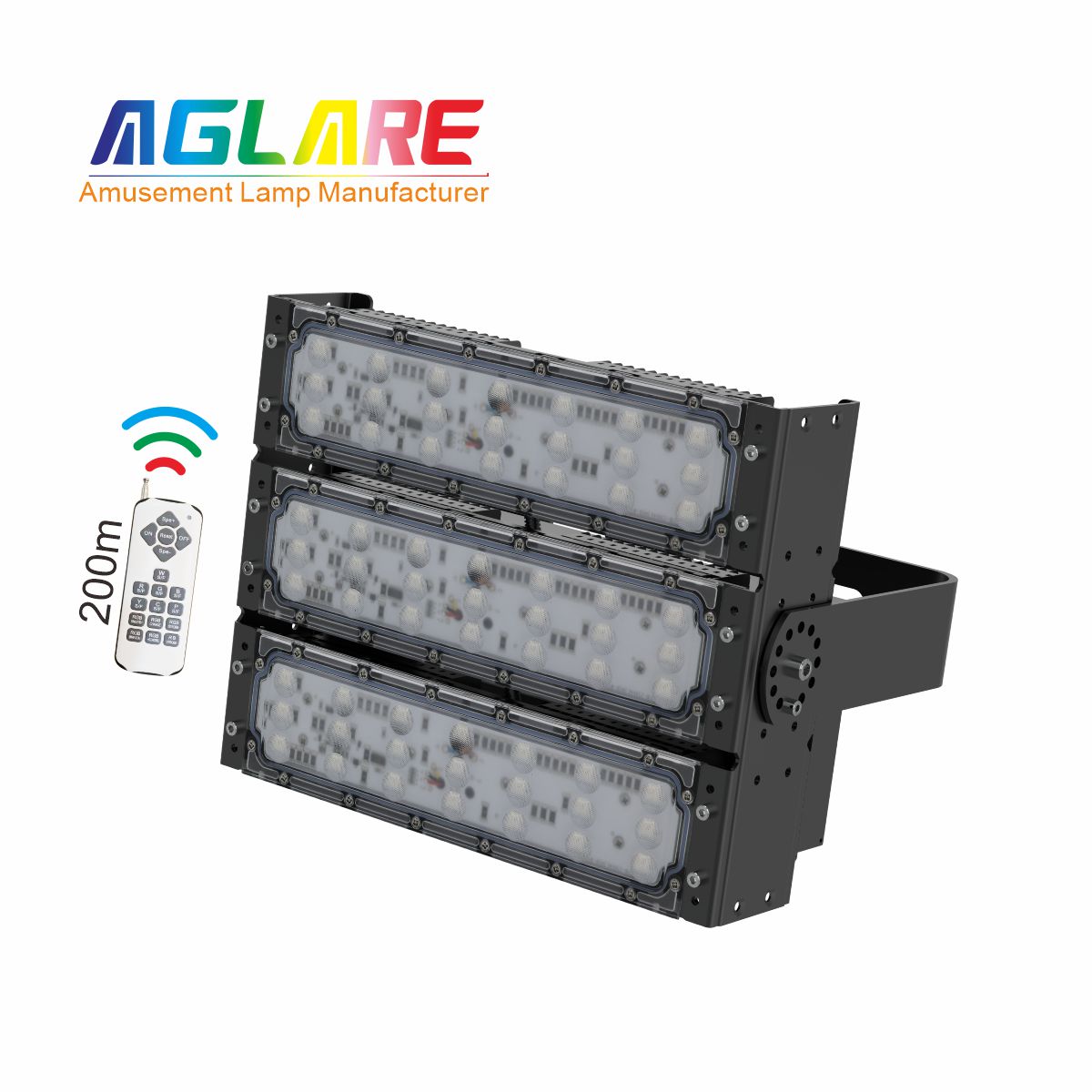 150W LED彩色泛光灯投光灯,变色户表射灯带？仄