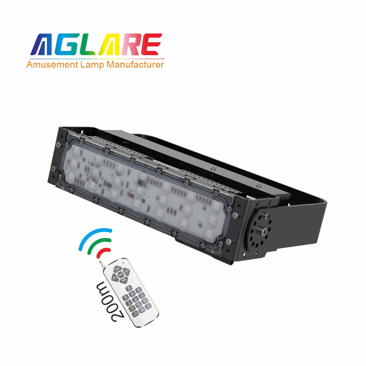50W LED彩色投光灯带？仄